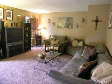 Good sized living room for entertaining.