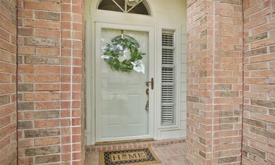 Fresh exterior paint and pretty front door