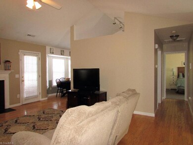 Split plan has the master bedroom on one side and other two bedrooms on the opposite side of the home.