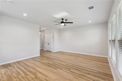 Living room with wall of windows