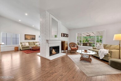 Living room and family room