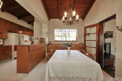 Formal dining room has built in cabinetry