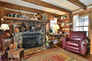 Handsome Rock Fireplace