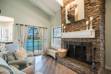 Fireplace in Great Room
