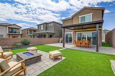 Brand new landscape and gas plumbed fire pit