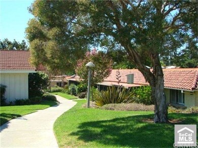 The neighborhood, gentle winding path