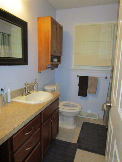 Nicely updated bathroom.