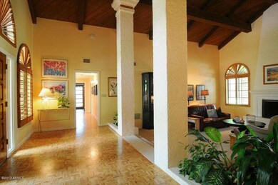 Looking into the living room