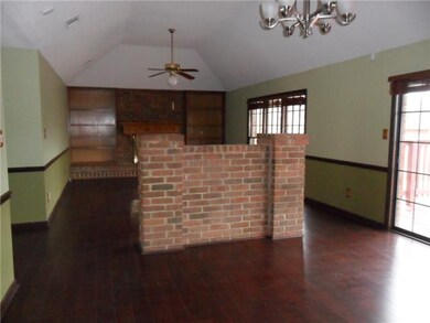 View of Dining and Great room from Kitchen. Nice o