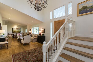 Beautiful Staircase and Wood Flooring