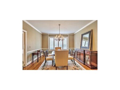 Dining room with hardwood floors