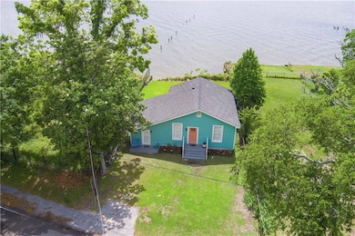 View from above of property