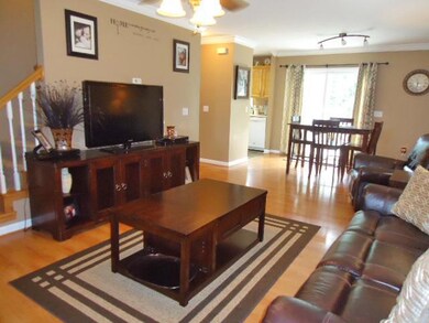 here is another view of the living room. Living connected to the dining area giving great open floorplan.