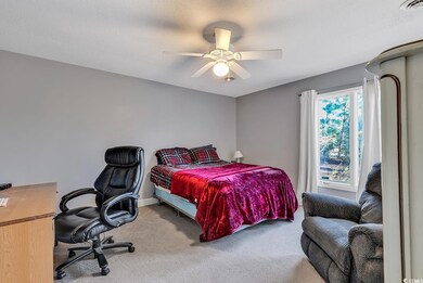 Large bedroom offering walk-in closet and closet o
