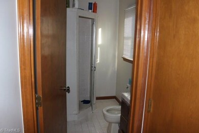 Downstairs full bath with shower.