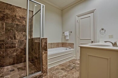 Beautiful master bathroom.
