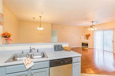 Kitchen with Bar Top Over Looking the Dining Area 