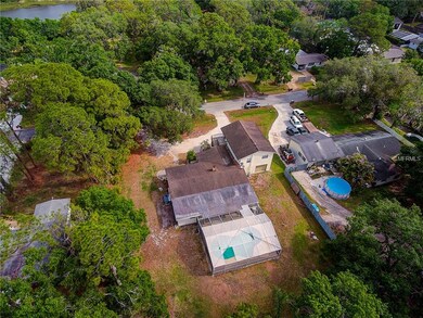 Overhead shot of 1/2 acre lot
