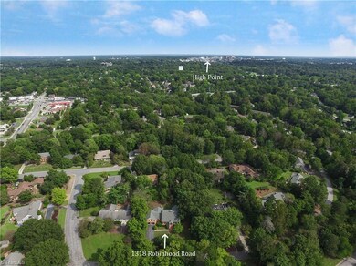 Check out this amazing visual of downtown High Point in the distance!