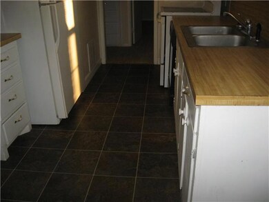 Kitchen. New flooring in kitchen.