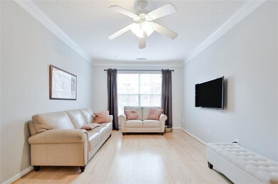 Blonde hardwood open concept living area