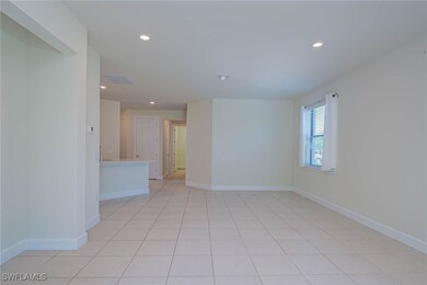 Living area & dining