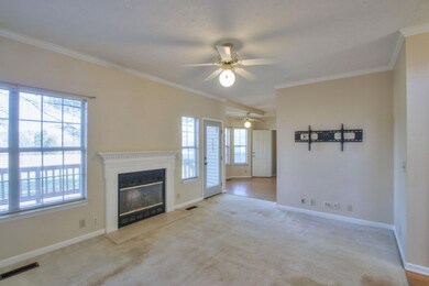 Large living room with a FIREPLACE!