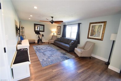 Totally updated family room.  Luxury vinyl plank flooring.  Open to the amazing kitchen
