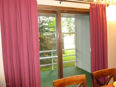 Sliding doors to covered deck