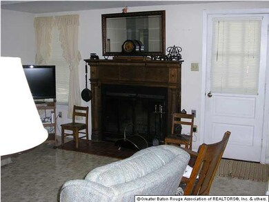 Fireplace in Den
