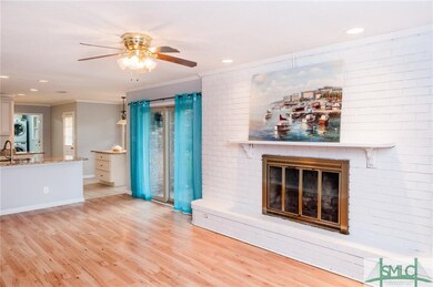 Sliding doors off family room to back patio and be