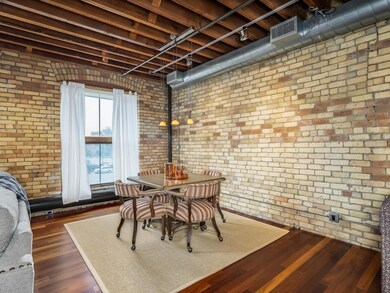 Pendant lighting over current dining space.