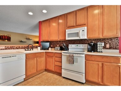 Nice size kitchen with lots of work space.