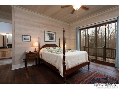 Master Bedroom located on the main level with moun