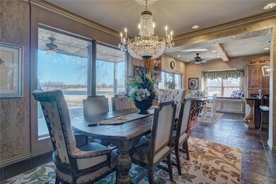 Formal Dining with beautiful golf course views