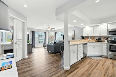 Kitchen to living room