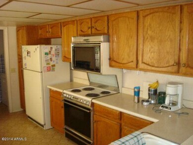 Oak cabinets