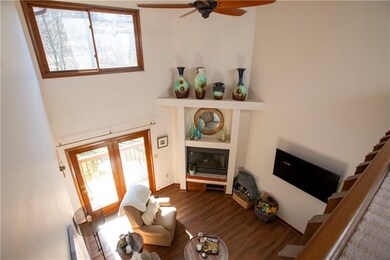 View of Great Room with 16' ceilings and beautiful
