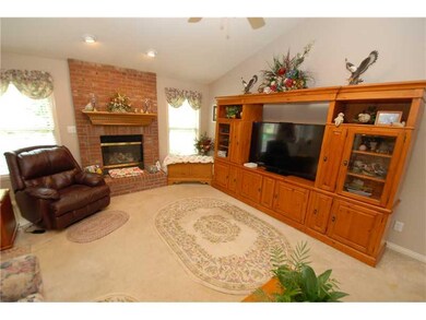 Fireplace. Fireplace in great room