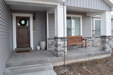 welcoming covered porch