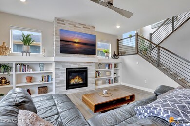 Custom Built-In's & Gas Fireplace