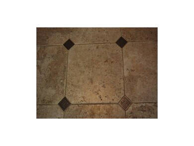 Tile detail of kitchen floor