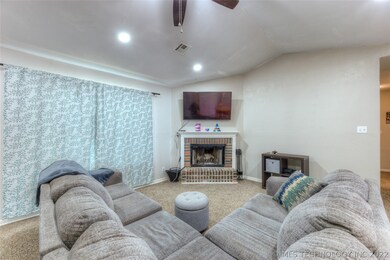 Living Room with Fireplace - 1910 W 58th St