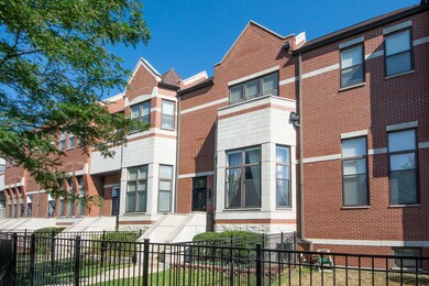 Front of building facing east.