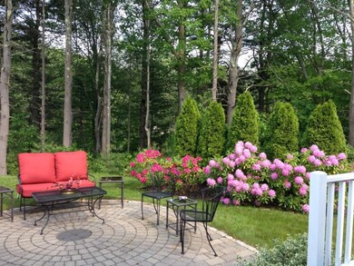 Patio beautifully landscaped for...