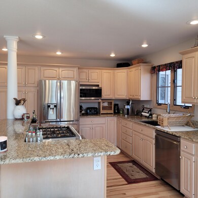 Kitchen with stainless appliances