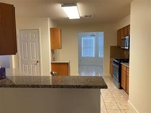 Kitchen view from living room