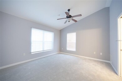 Master Bedroom with vaulted ceilings.