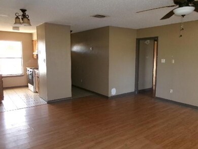 Spare room featuring visible vents, light wood-sty