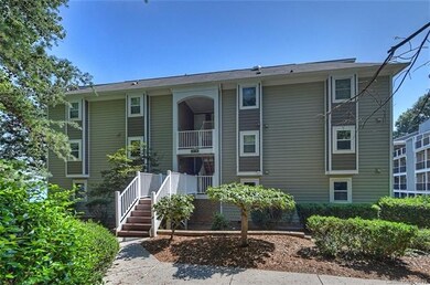 Front of Building 1 - Unit 104 is 2nd floor unit o